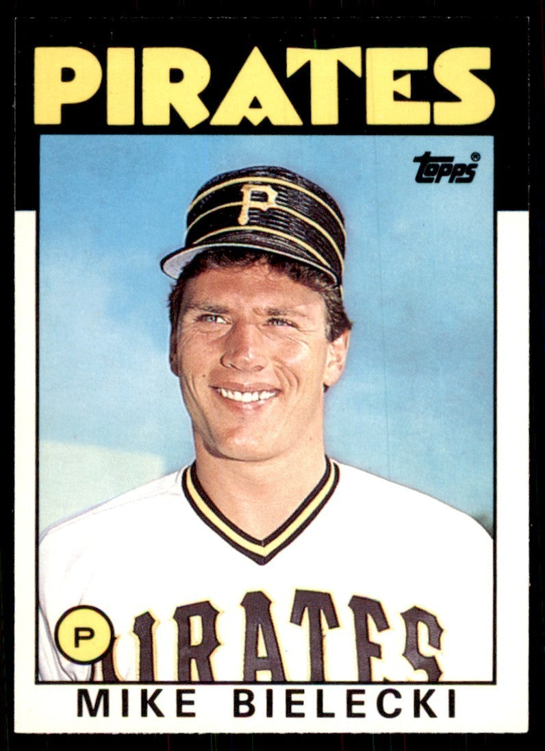 1986 Topps Traded. Mike Bielecki Baseball Cards #10T