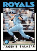 1986 Topps Traded. Argenis Salazar Baseball Cards #96T