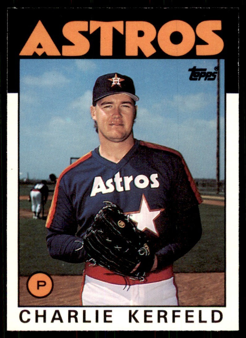 1986 Topps Traded. Charlie Kerfeld Baseball Cards #52T