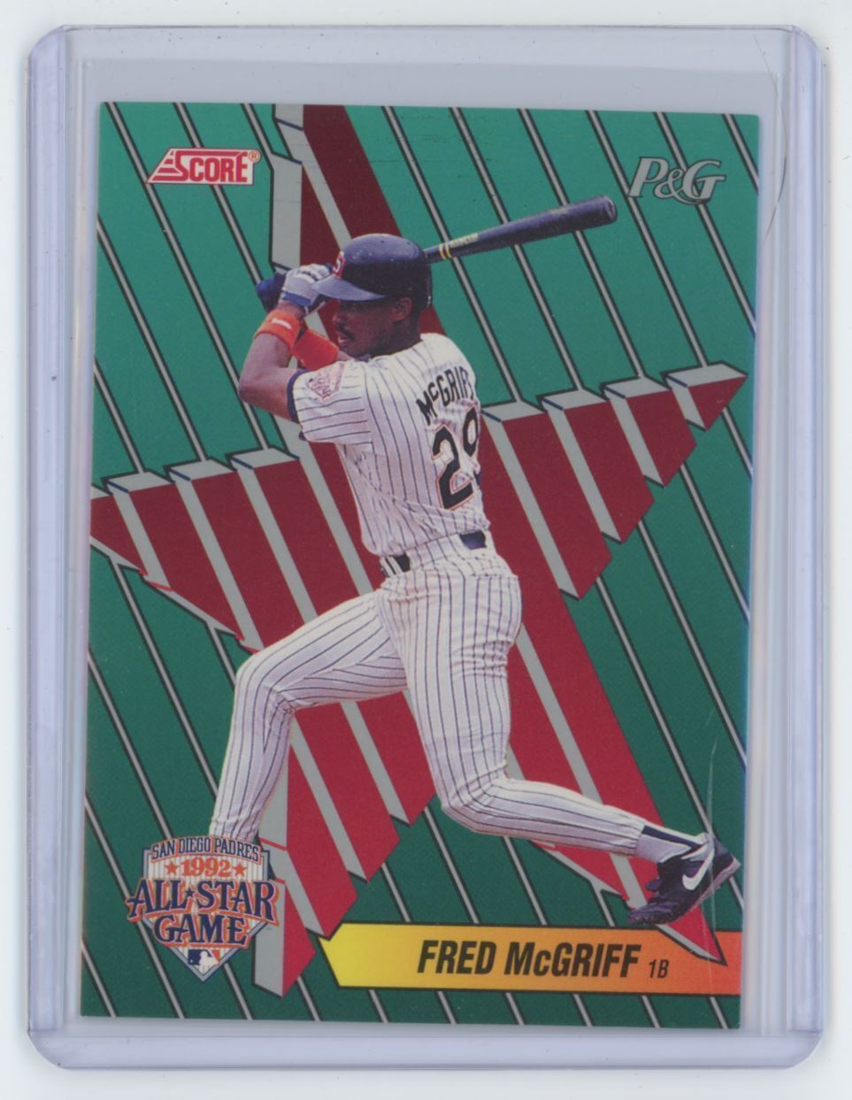 1992 Score All-Stars Fred McGriff . San Diego Padres #11