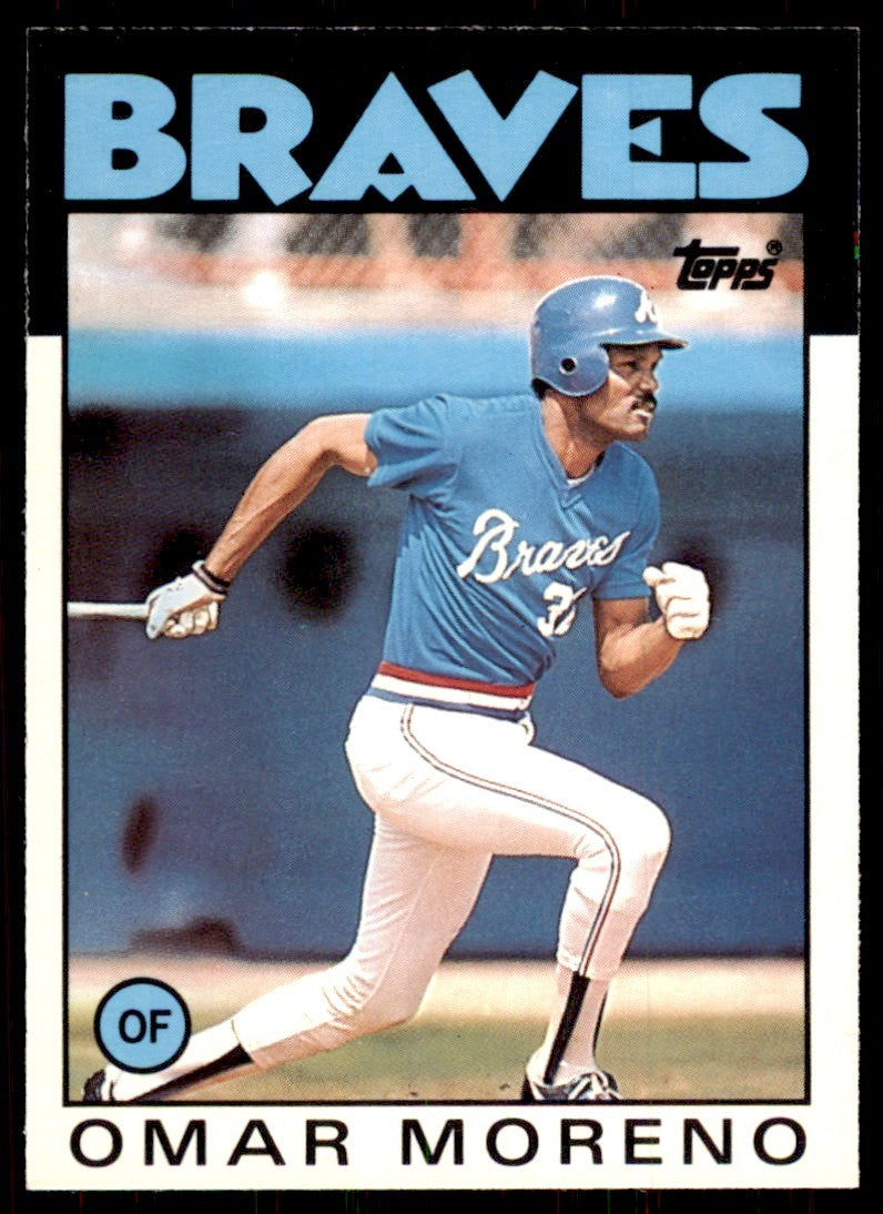 1986 Topps Traded Omar Moreno Baseball Cards #75T