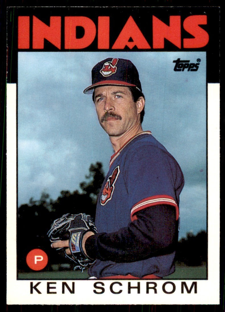 1986 Topps Traded Ken Schrom Baseball Cards #100T