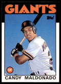 1986 Topps Traded Candy Maldonado Baseball Cards #69T
