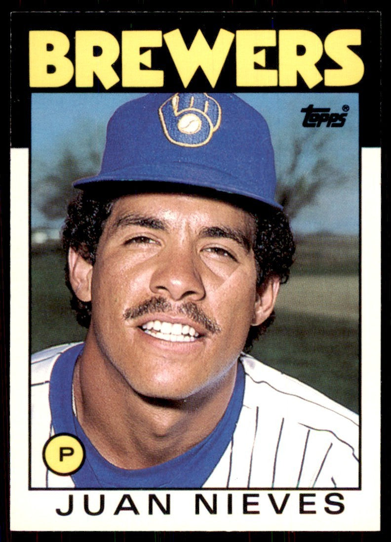 1986 Topps Traded Juan Nieves Baseball Cards #79T
