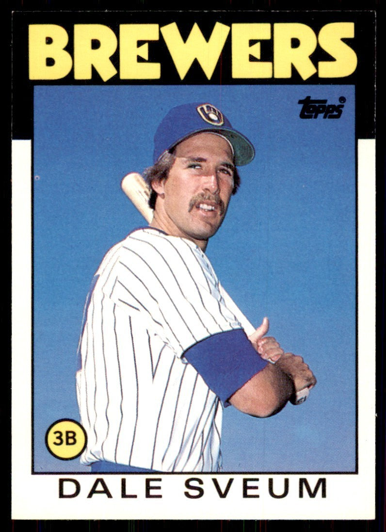 1986 Topps Traded Dale Sveum Baseball Cards #106T