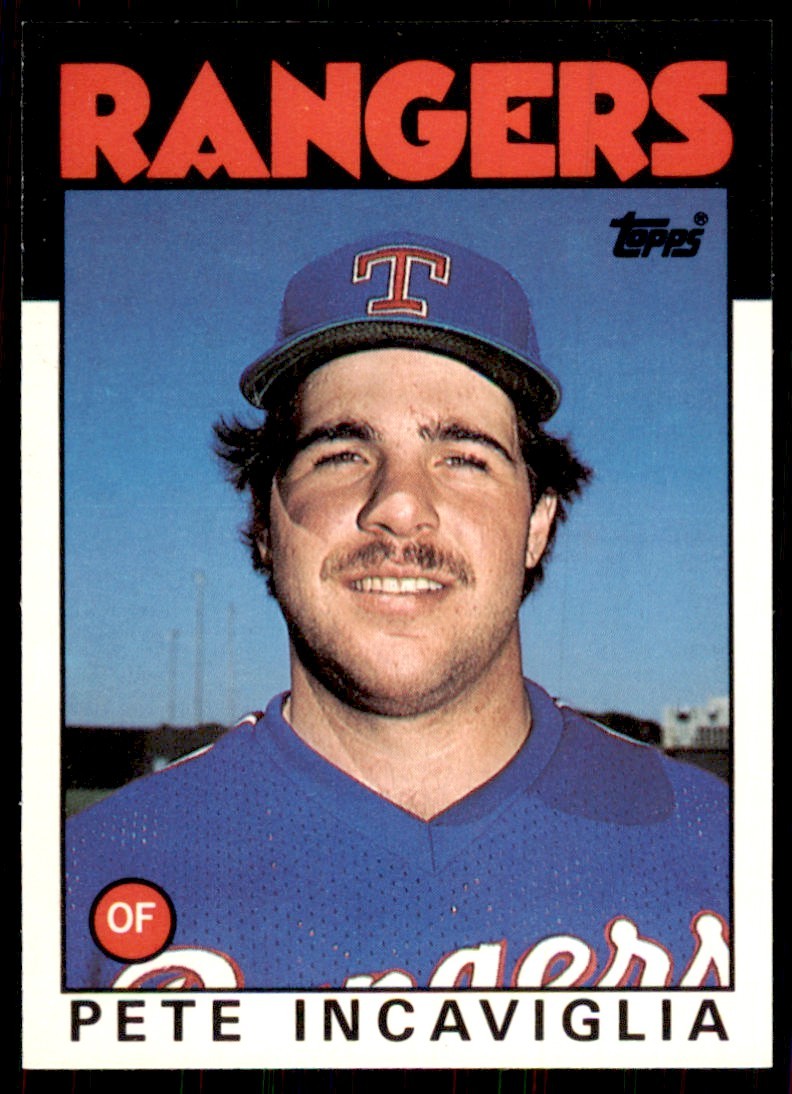1986 Topps Traded Pete Incaviglia Baseball Cards #48T
