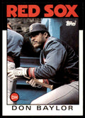 1986 Topps Traded Don Baylor Baseball Cards #6T