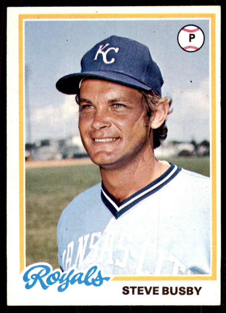 1978 Topps Steve Busby (103) Baseball Cards #336