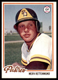 1978 Topps Merv Rettenmund (100) Baseball Cards #566