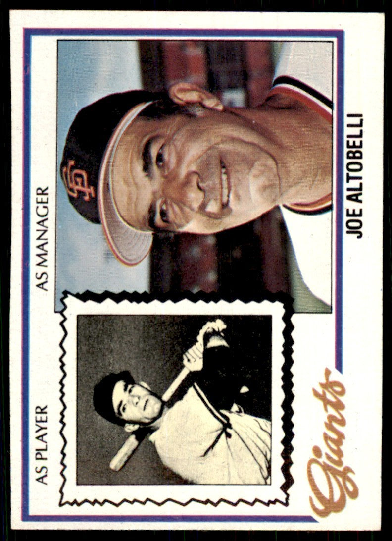 1978 Topps Joe Altobelli (101) Baseball Cards #256