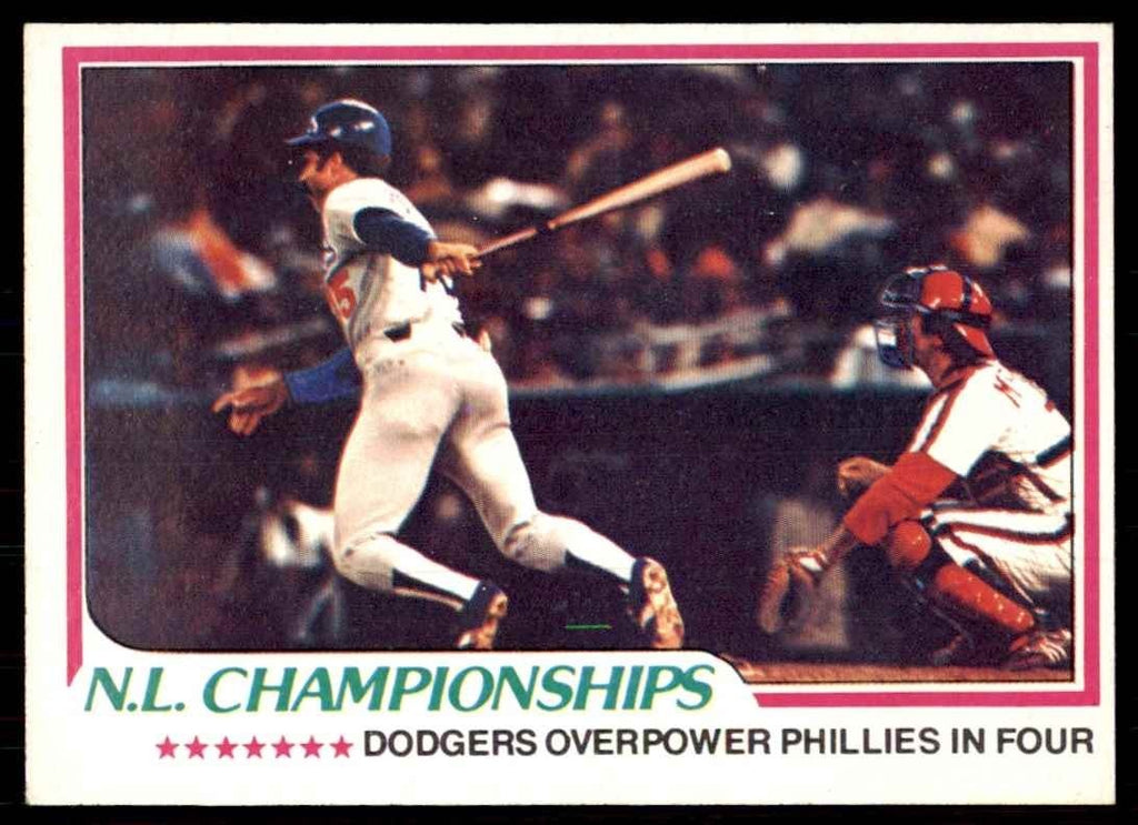1978 Topps 1977 N.L. Championships (101) Baseball Cards #412