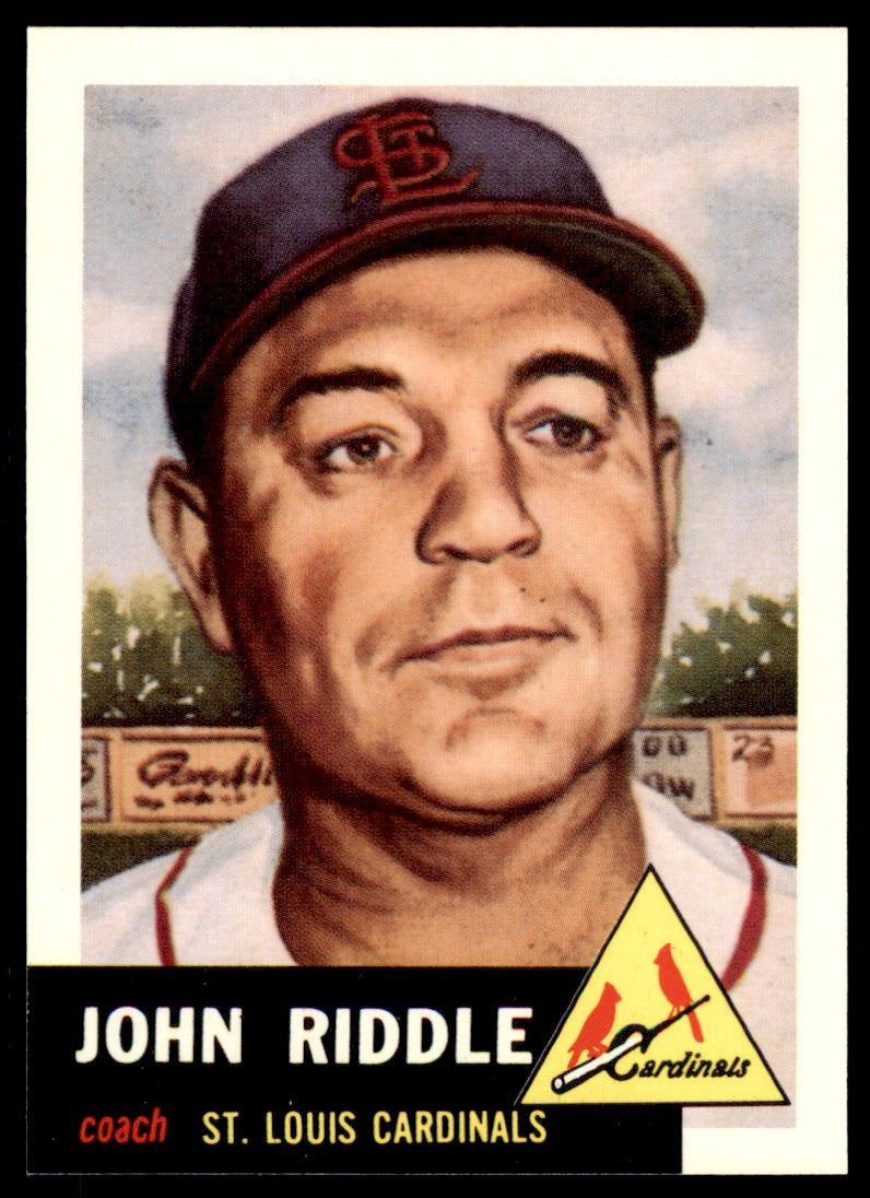 1991 Topps Archives 1953 Johnny Riddle . St. Louis Cardinals #274