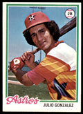 1978 Topps Julio Gonzalez (100) Baseball Cards #389