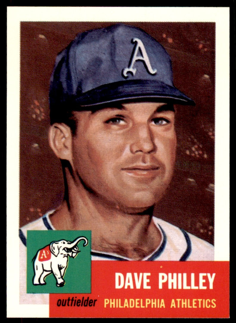 1991 Topps Archives 1953 Dave Philley . Philadelphia Athletics #64