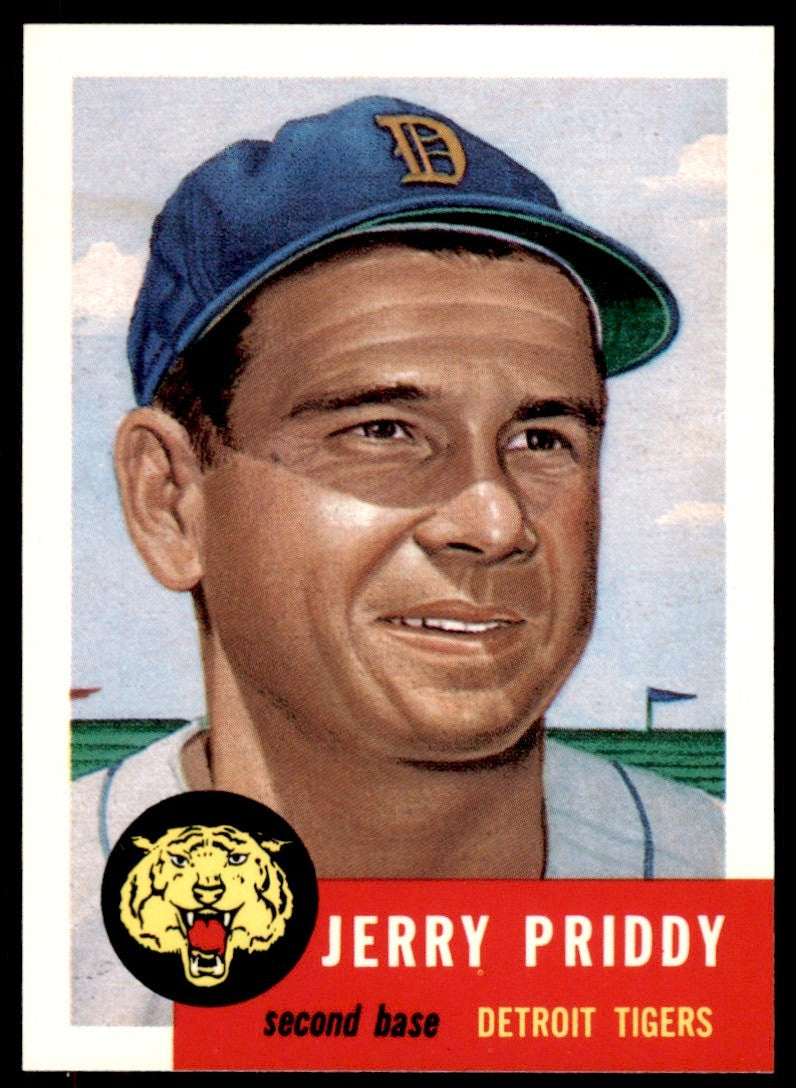 1991 Topps Archives 1953 Jerry Priddy . Detroit Tigers #113