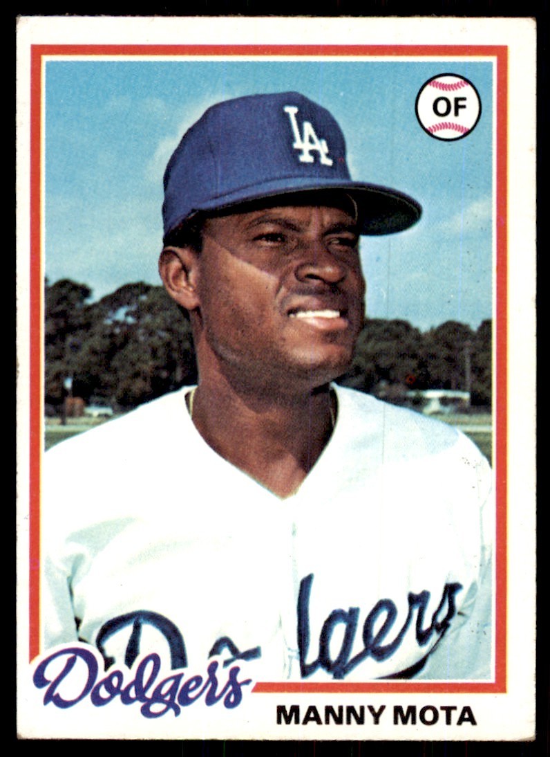 1978 Topps Manny Mota (100) Baseball Cards #228