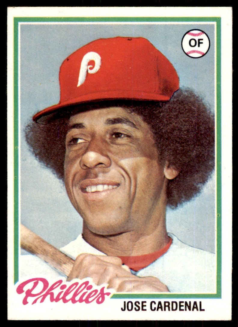 1978 Topps Jose Cardenal (101) Baseball Cards #210