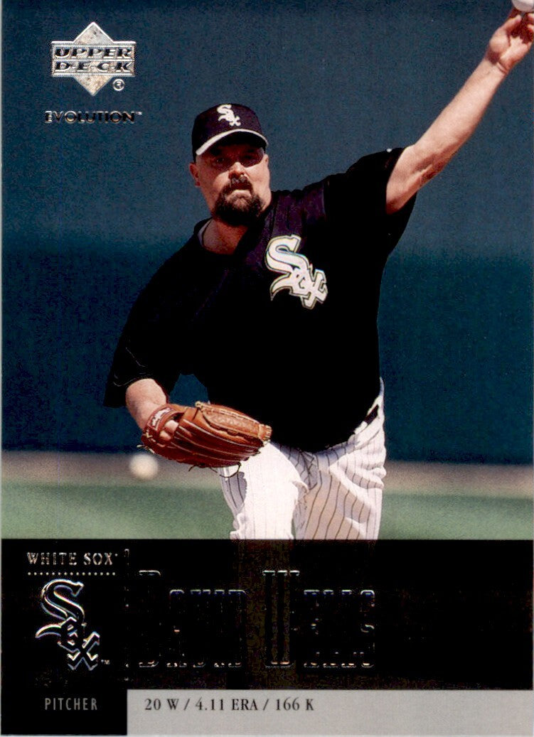 2001 Upper Deck Evolution David Wells . Chicago White Sox #34