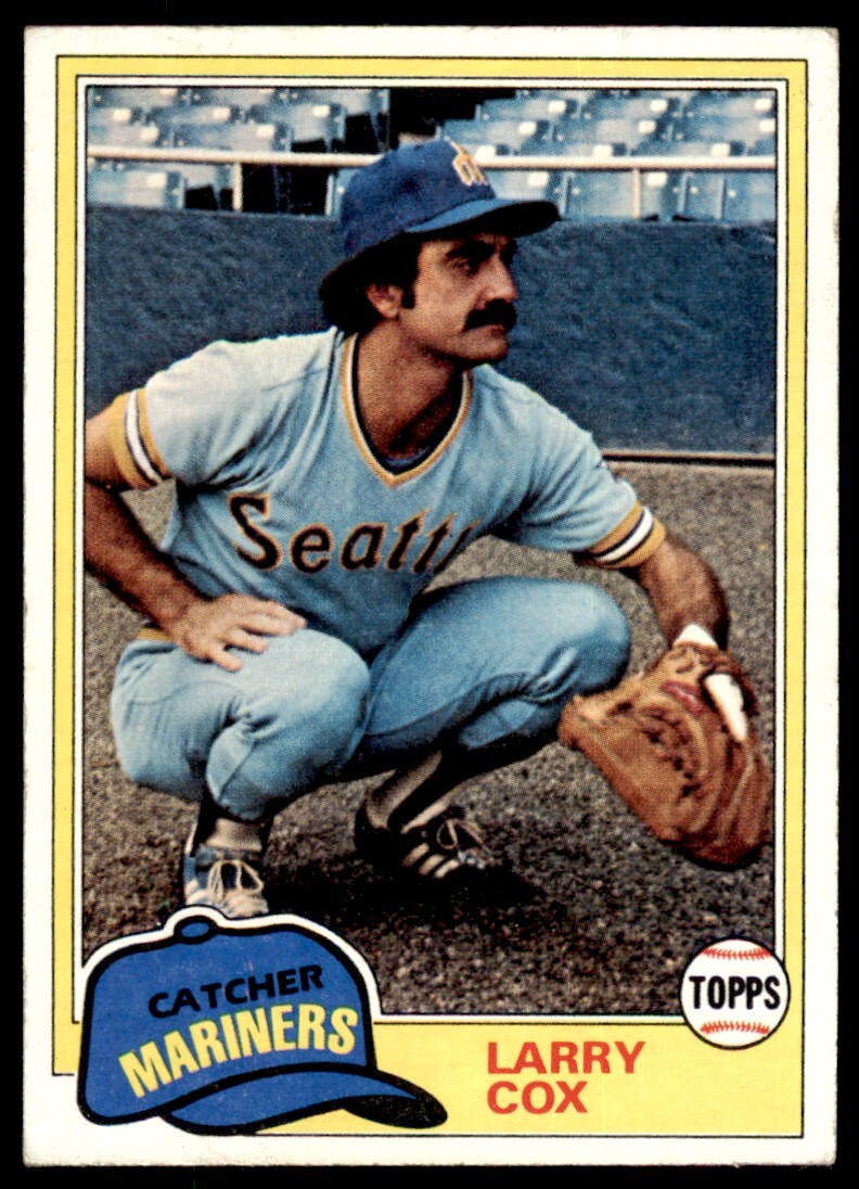 1981 Topps Larry Cox . Seattle Mariners #249
