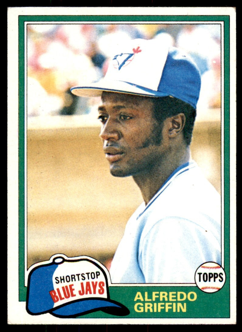 1981 Topps Alfredo Griffin . Toronto Blue Jays #277