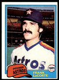 1981 Topps Baseball Frank LaCorte . Houston Astros #513