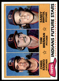 1981 Topps Indians Future Stars - Chris Bando/Tom Brennan/Sandy Wihtol Rookie .