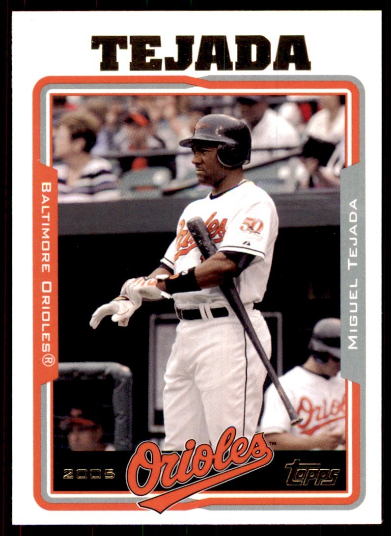 2005 Topps Miguel Tejada Baseball Cards #230