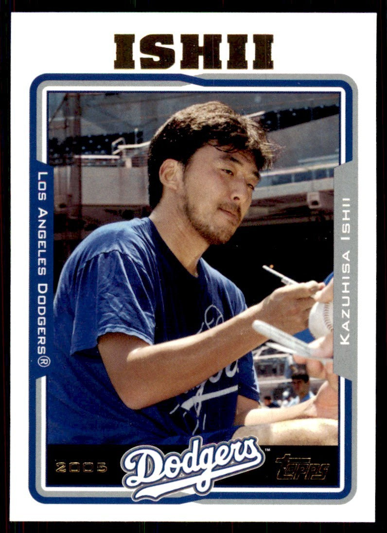 2005 Topps Kazuhisa Ishii Baseball Cards #583