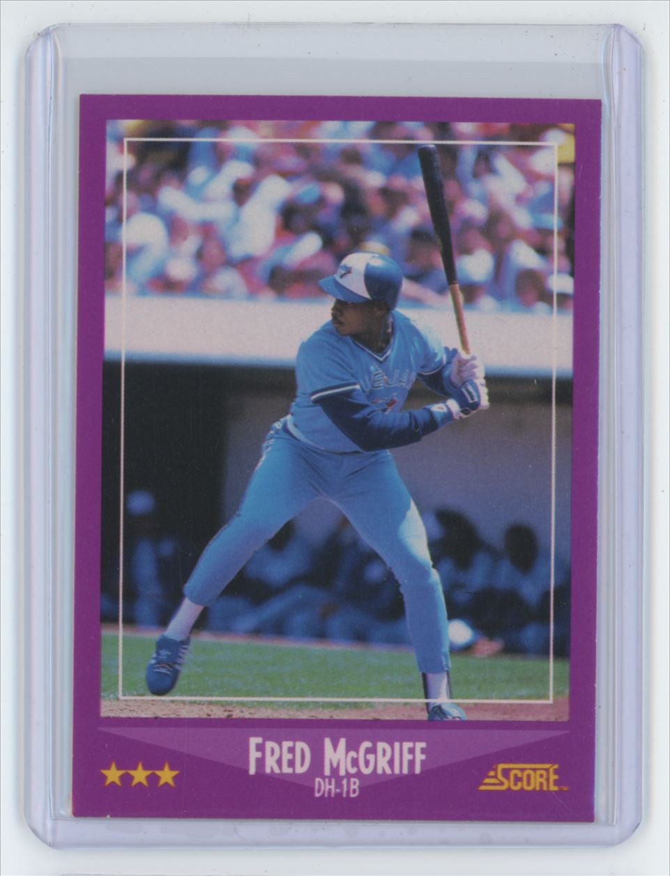 1988 Score Baseball Fred Mcgriff . Toronto Blue Jays #107