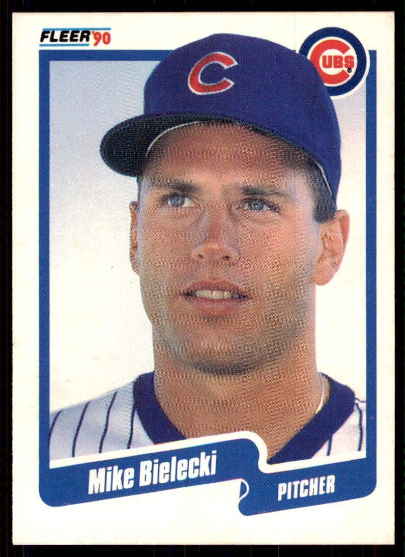 1990 Fleer Mike Bielecki Baseball Cards #27