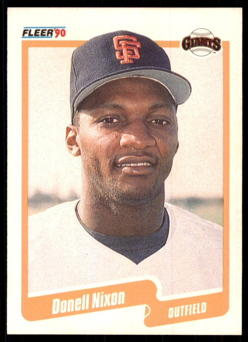 1990 Fleer Donell Nixon Baseball Cards #66