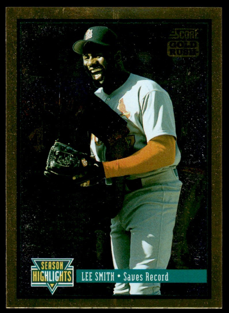 1994 Score Gold Rush Lee Smith . New York Yankees #627