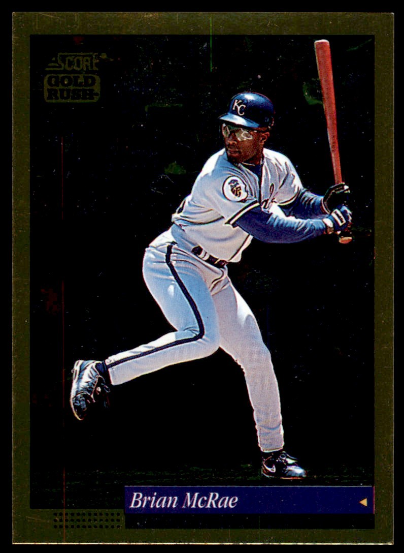 1994 Score Gold Rush Brian McRae . Kansas City Royals #19