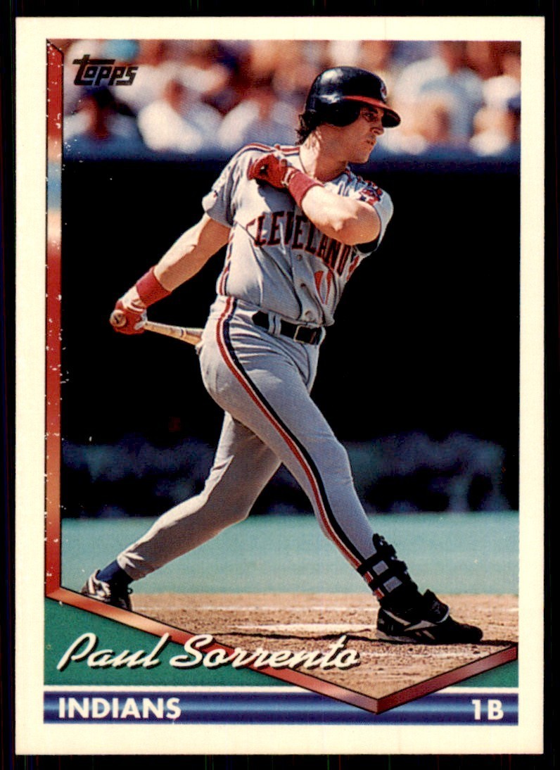 1994 Topps Paul Sorrento Baseball Cards #358