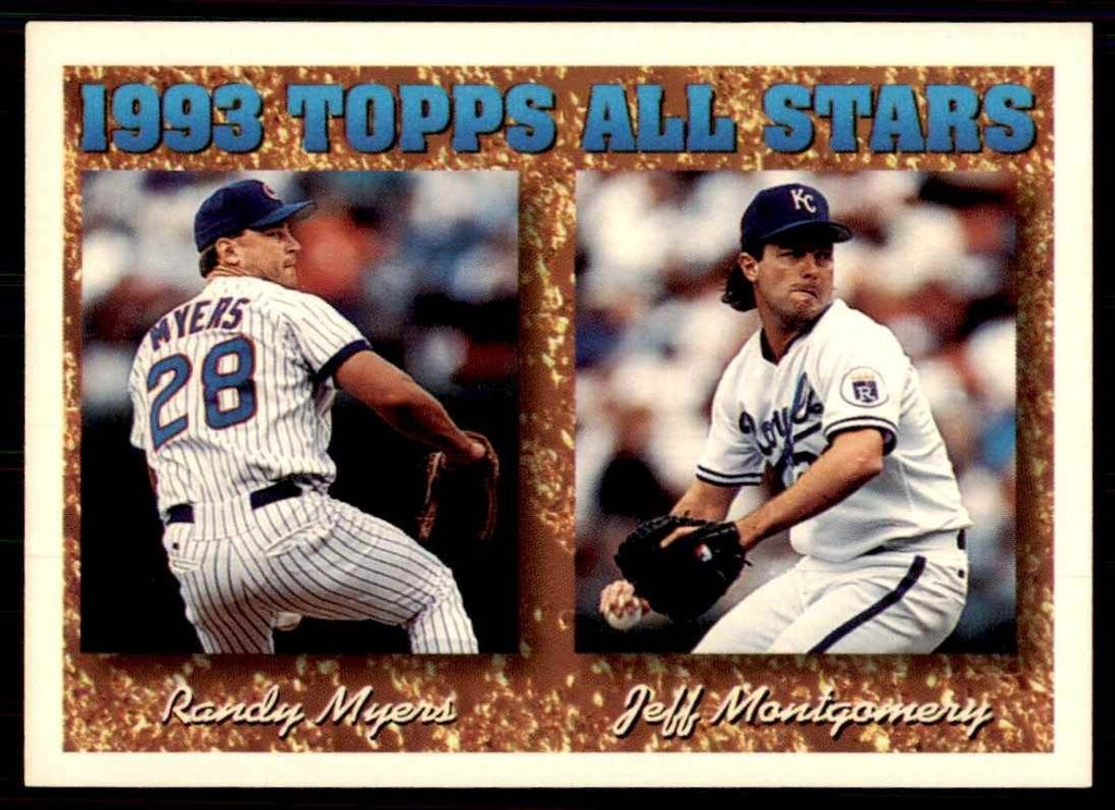 1994 Topps Jeff Montgomery/Randy Myers Baseball Cards #394