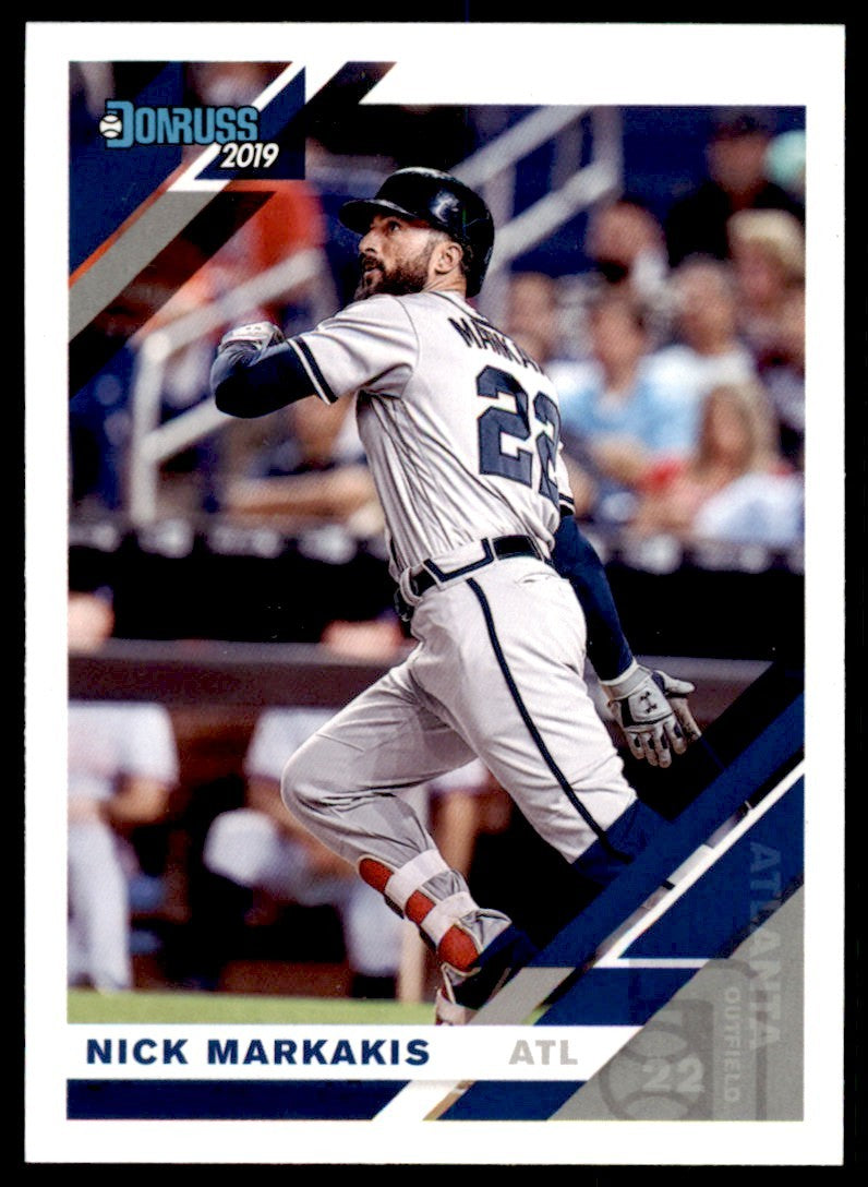 2019 Donruss Nick Markakis . Atlanta Braves #177