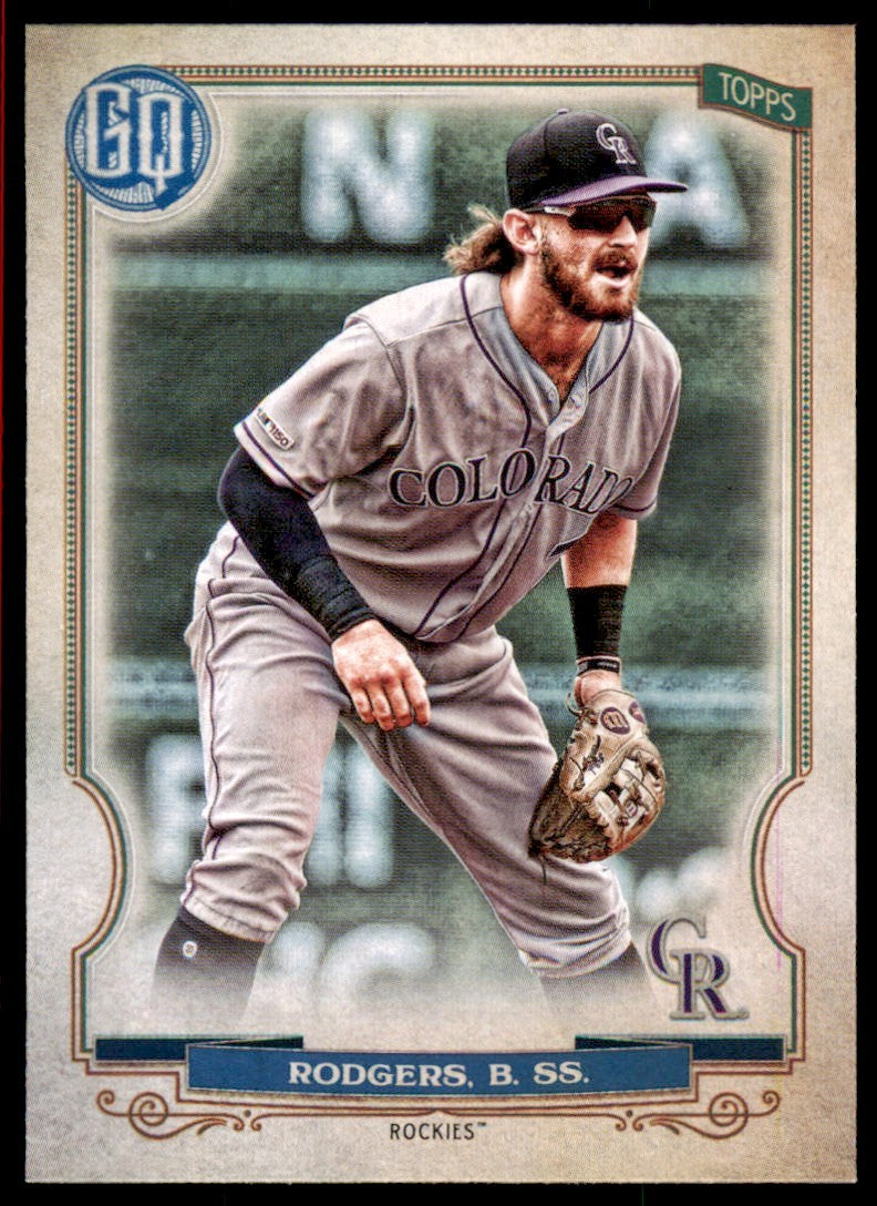 2020 Topps Gypsy Queen Brendan Rodgers . Colorado Rockies #116