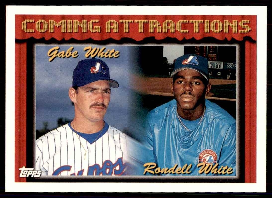 1994 Topps Gabe White/Rondell White Baseball Cards #784