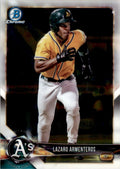 2018 Bowman Chrome Lazaro Armenteros . Oakland Athletics #BCP118