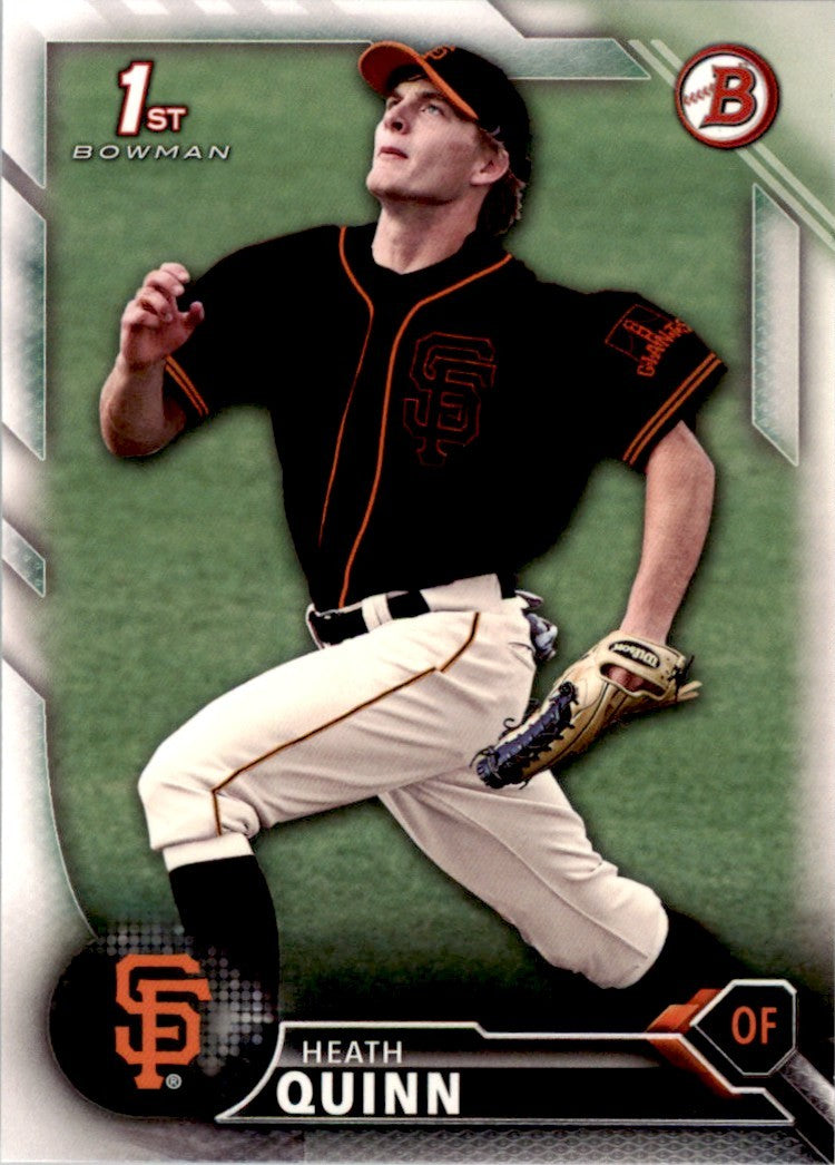 2016 BowmanBaseball Heath Quinn . San Francisco Giants #BD-44