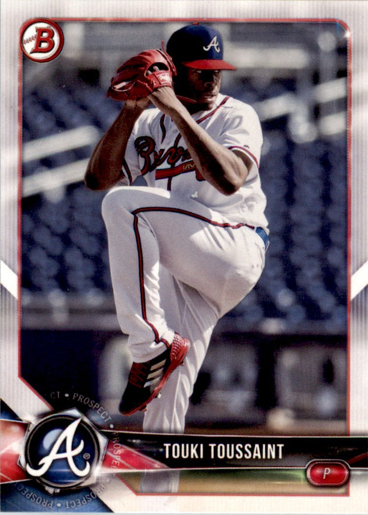 2018 Bowman Touki Toussaint . Atlanta Braves #BP71