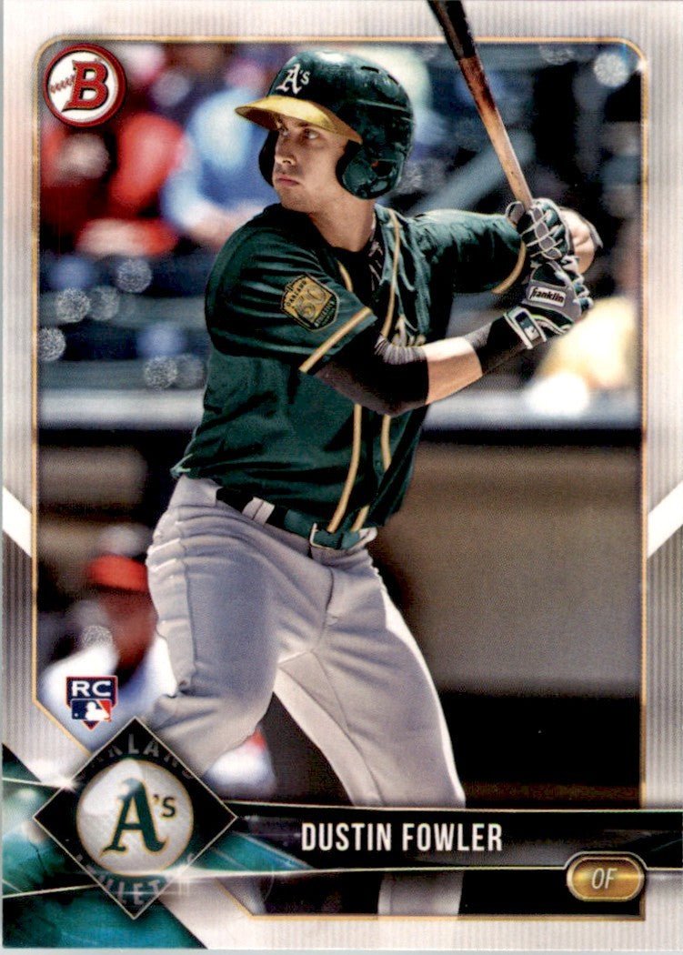 2018 Bowman RC Dustin Fowler Rookie . Oakland Athletics #36