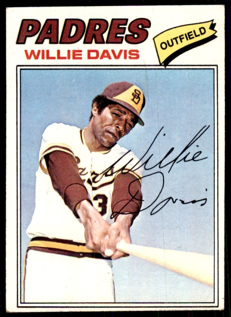 1977 Topps Willie Davis C Baseball Cards #603