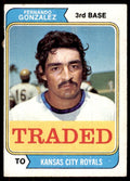 1974 Topps Fernando Gonzalez B Baseball Cards #649T