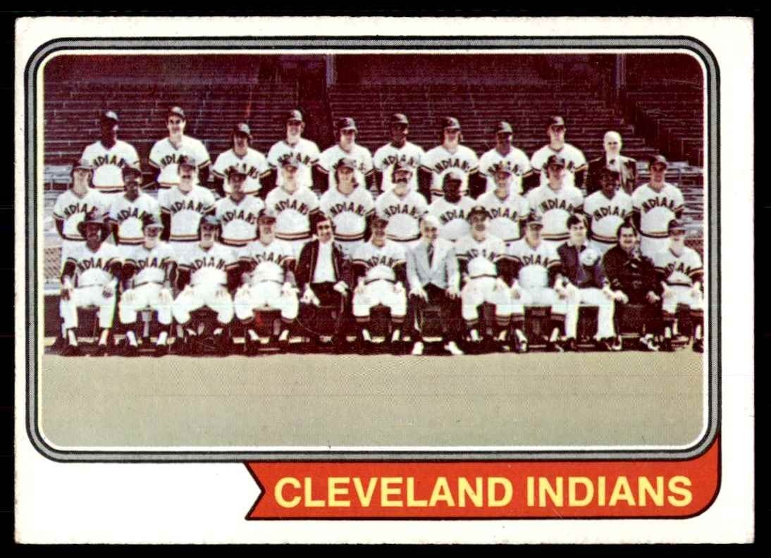 1974 Topps Cleveland Indians B Baseball Cards #541