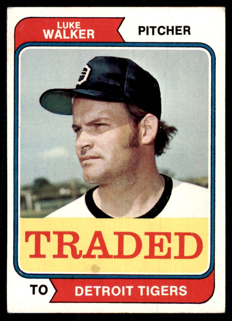1974 Topps- Luke Walker D Baseball Cards #612T