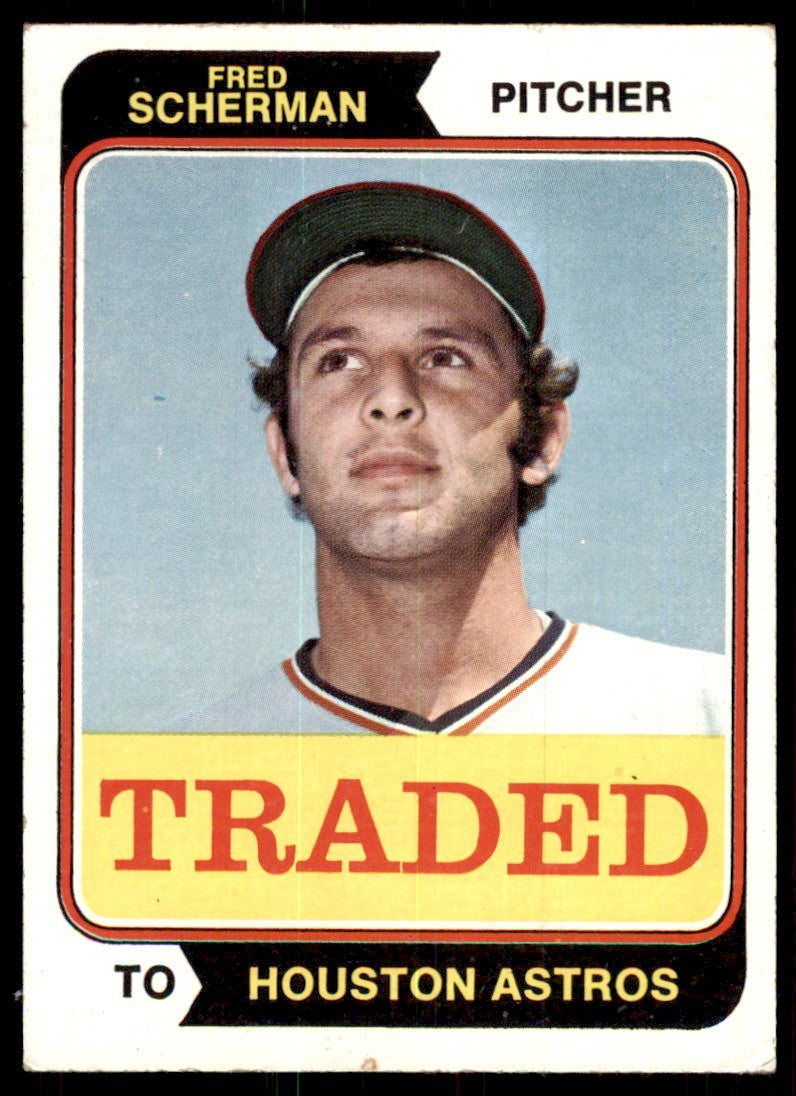 1974 Topps\ Fred Scherman A Baseball Cards #186T