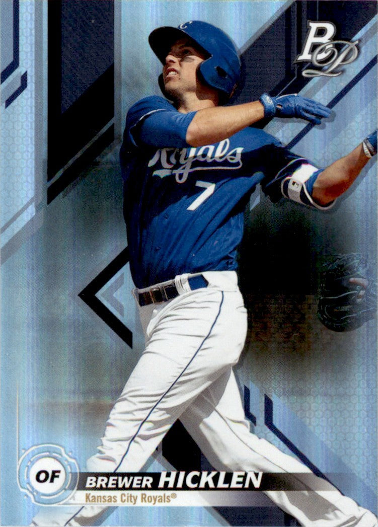 2019 Bowman Platinum Top Prospects Brewer Hicklen . Kansas City Royals #TOP-46