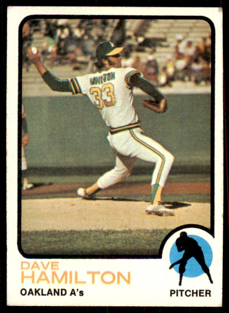 1973 Topps Dave Hamilton Baseball Cards #214