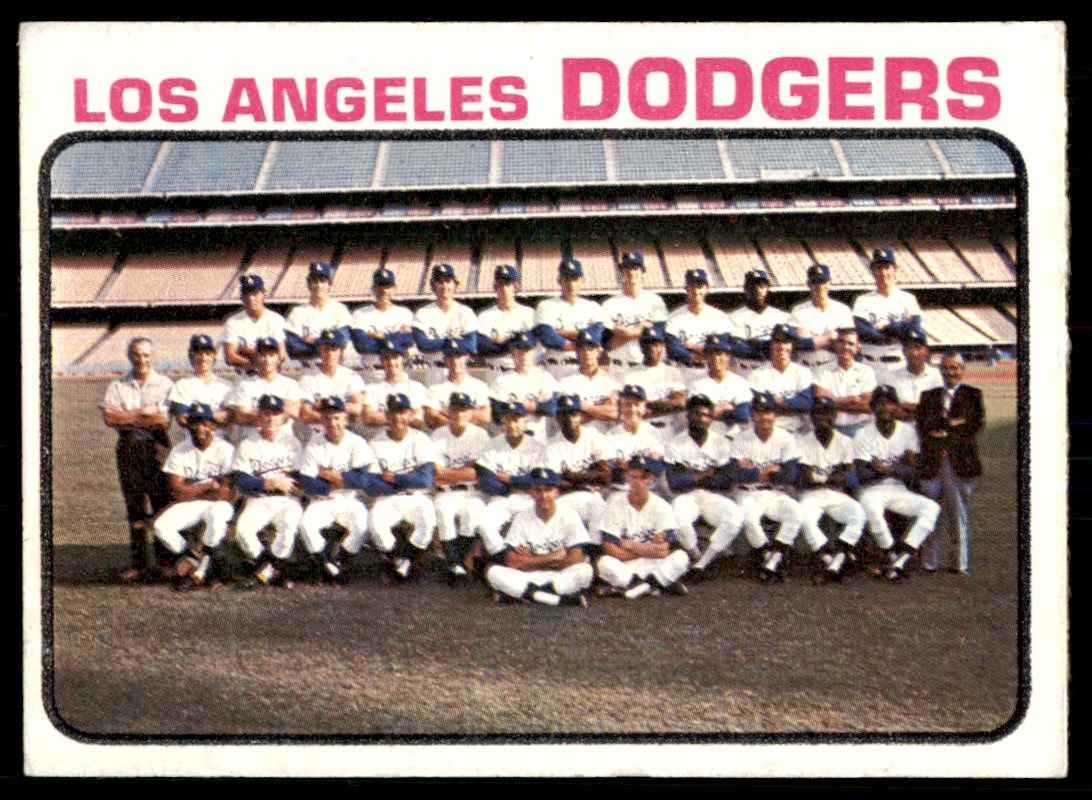 1973 Topps. Los Angeles Dodgers Baseball Cards #91